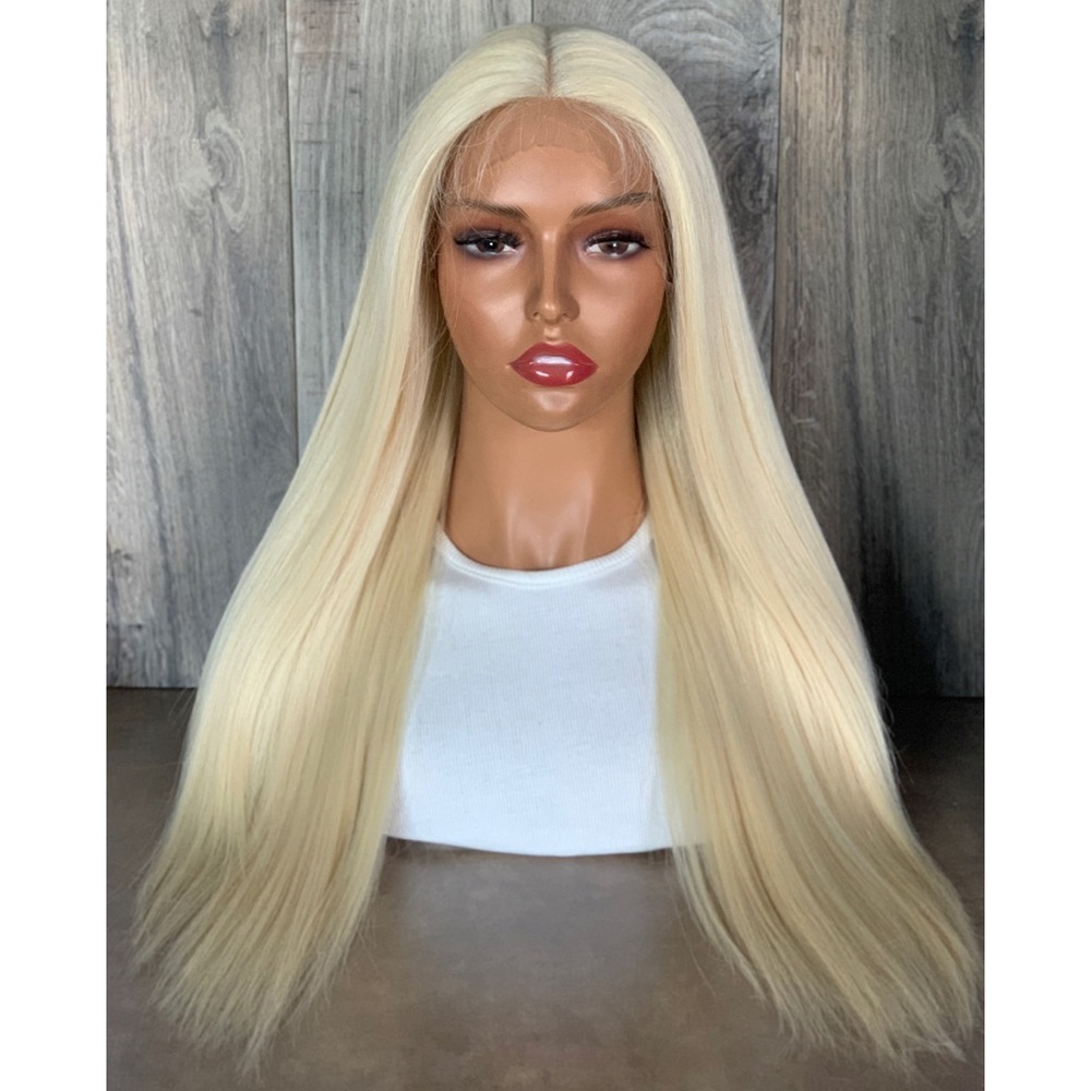 613 Blonde Straight Lace Front Wig